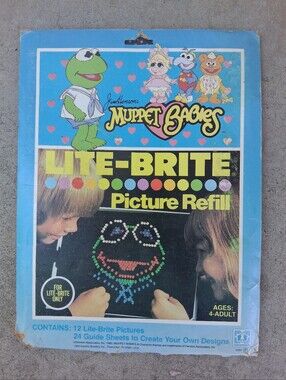 Lite-Brite Muppet Babies Picture Refill - Blue